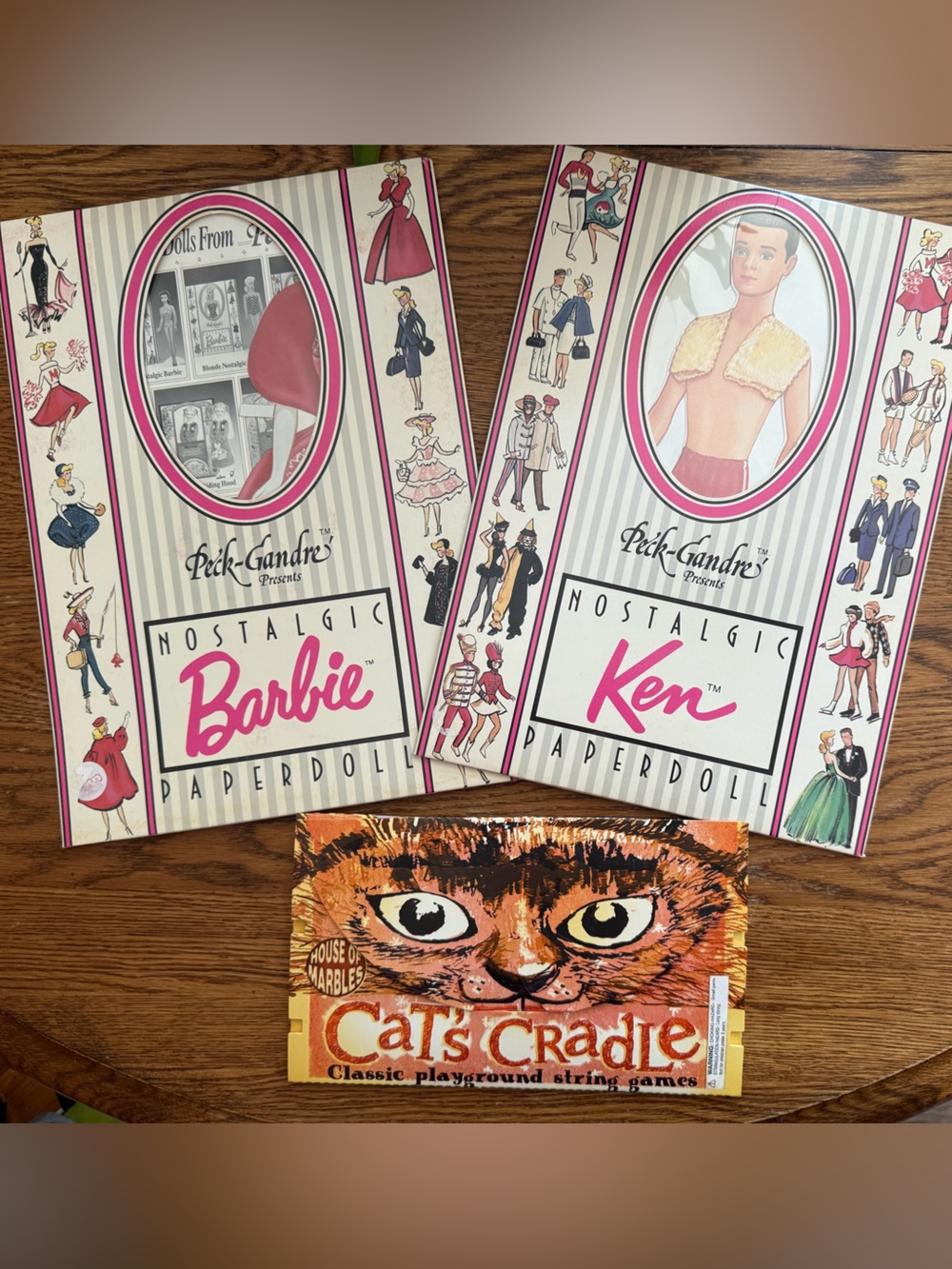 Nostalgic Barbie & Ken Paper Doll Books - Pink Cream Covers